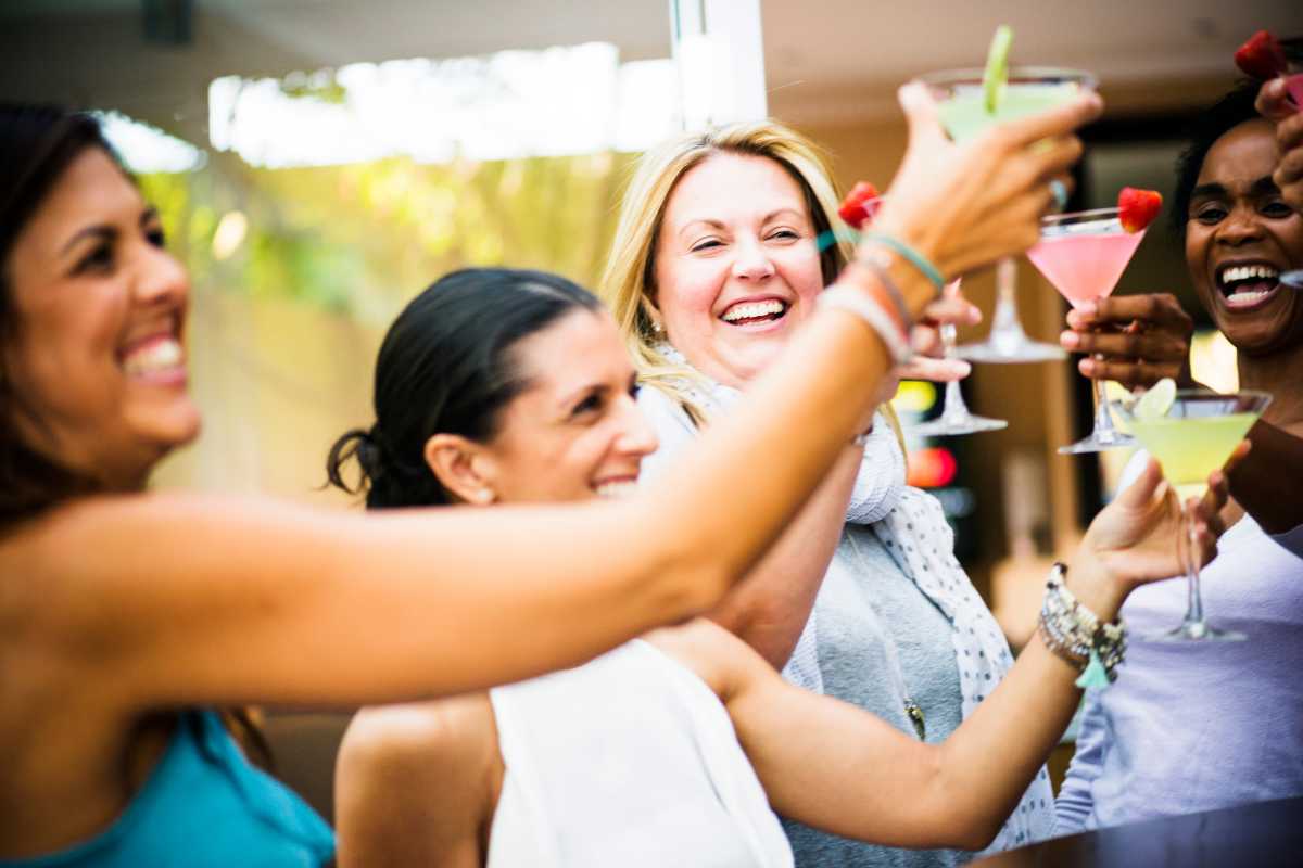 Panorama di Recanati con piatti tipici in evidenza